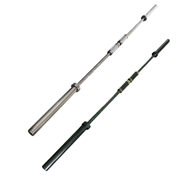 Olympic Barbell 20Kg - フィットネス機器 20KG 2.2m 調節可能バーベルバー パワーリフティング スライド式スクイーズバーベル