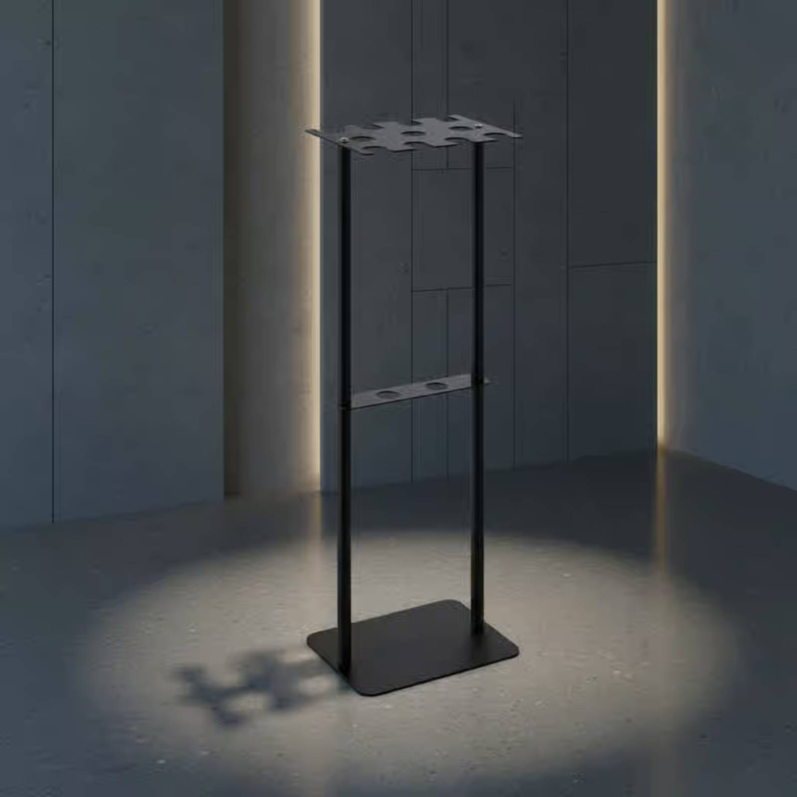 Home Gym Floor - 金属製野球ディスプレイラックモバイル野球クラブ収納ラックフロアクラブホルダー自立型錆びにくいホームジム用