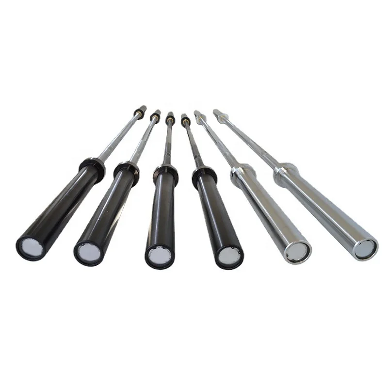 Olympic Barbell 20Kg - カスタムクロームメッキパワーリフティングバー ジムフィットネス機器 フリーウェイトバー 20kg 45ポンド ウェイトリフティングバーベルバー