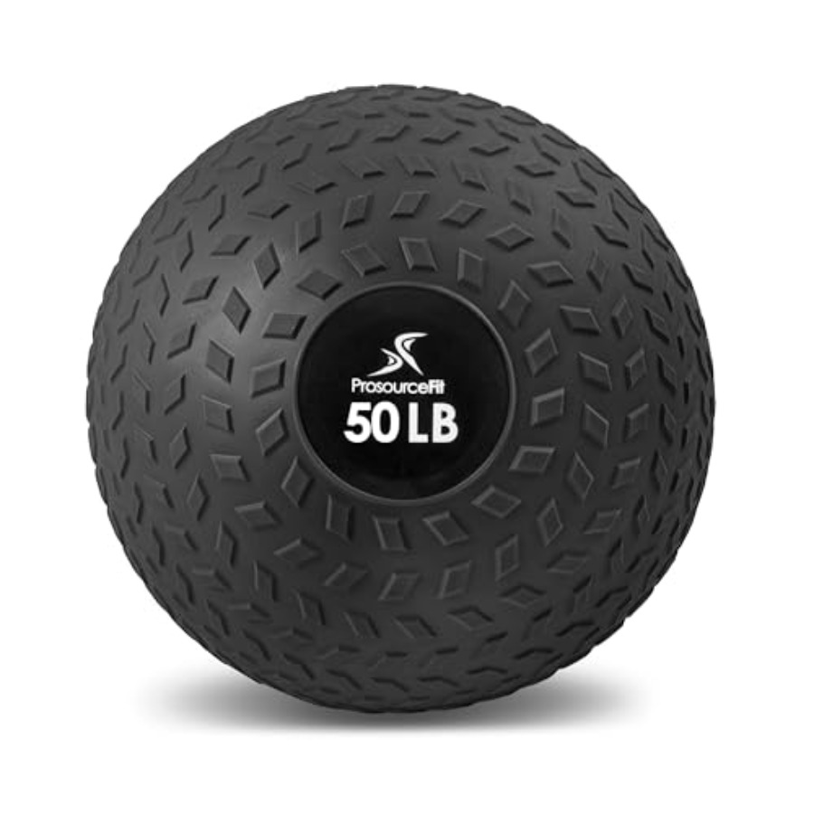 Medicine Ball Slam - スラムメディシンボール：筋力とコンディショニング、有酸素運動と体幹トレーニング用：5～50ポンドの滑らかでテクスチャード加工されたデッドウェイトボール