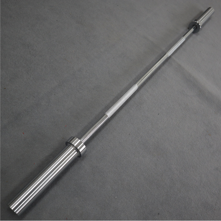 Olympic Barbell 20Kg - バーベルバー、ジム用ウェイトリフティングバー、スクワット＆スナッチ用ホームストレートバー、ウェイトプレート用大型スリーブバー