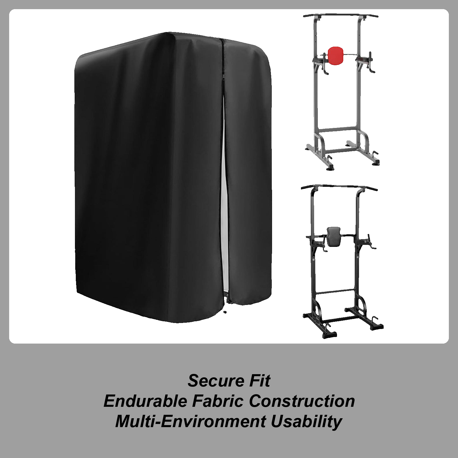 Home Gym Training Program - 懸垂ディップステーションカバー防塵筋力トレーニングカバーフィットネスラックマシン保護フードホームジムパティオパークガレージ用