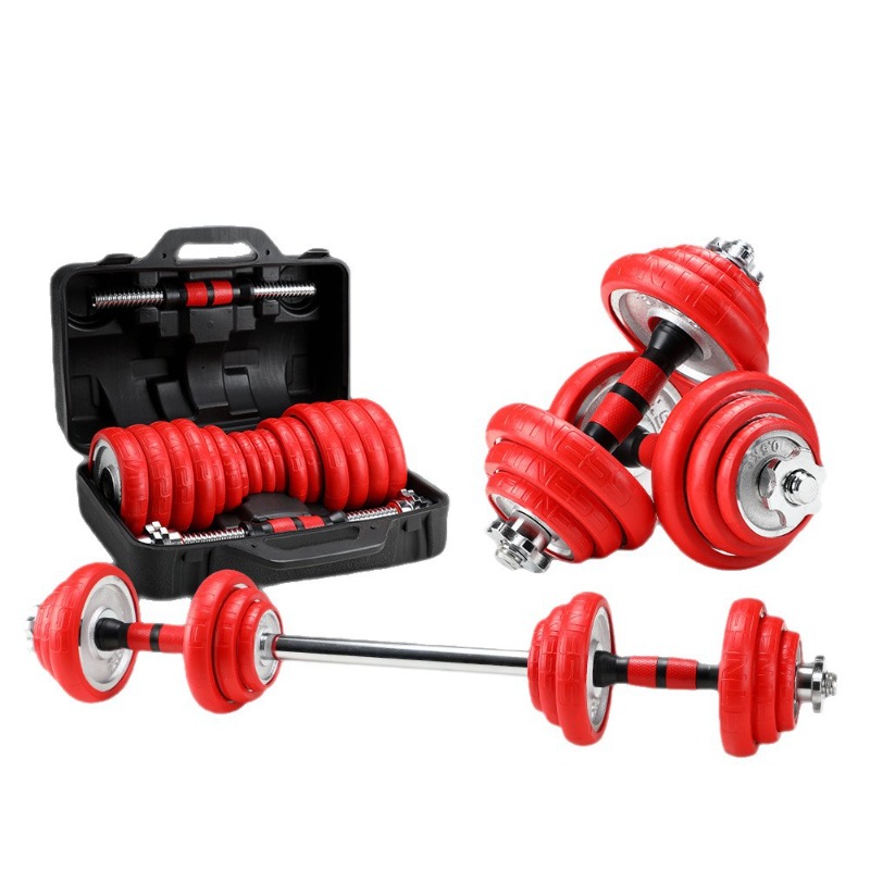 Olympic Barbell 20Kg - ギフトボックス入りダンベルセット 20/30/50kg ソリッドスチールダンベル 多機能コンボセット ホームジム筋力トレーニング用
