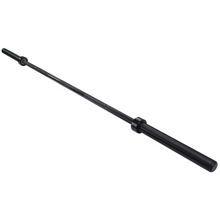 Olympic Barbell 20Kg - 高品質ブラックハードクロームバーベル 6フィート (1.8m) 15kg パワーリフティング デッドリフト