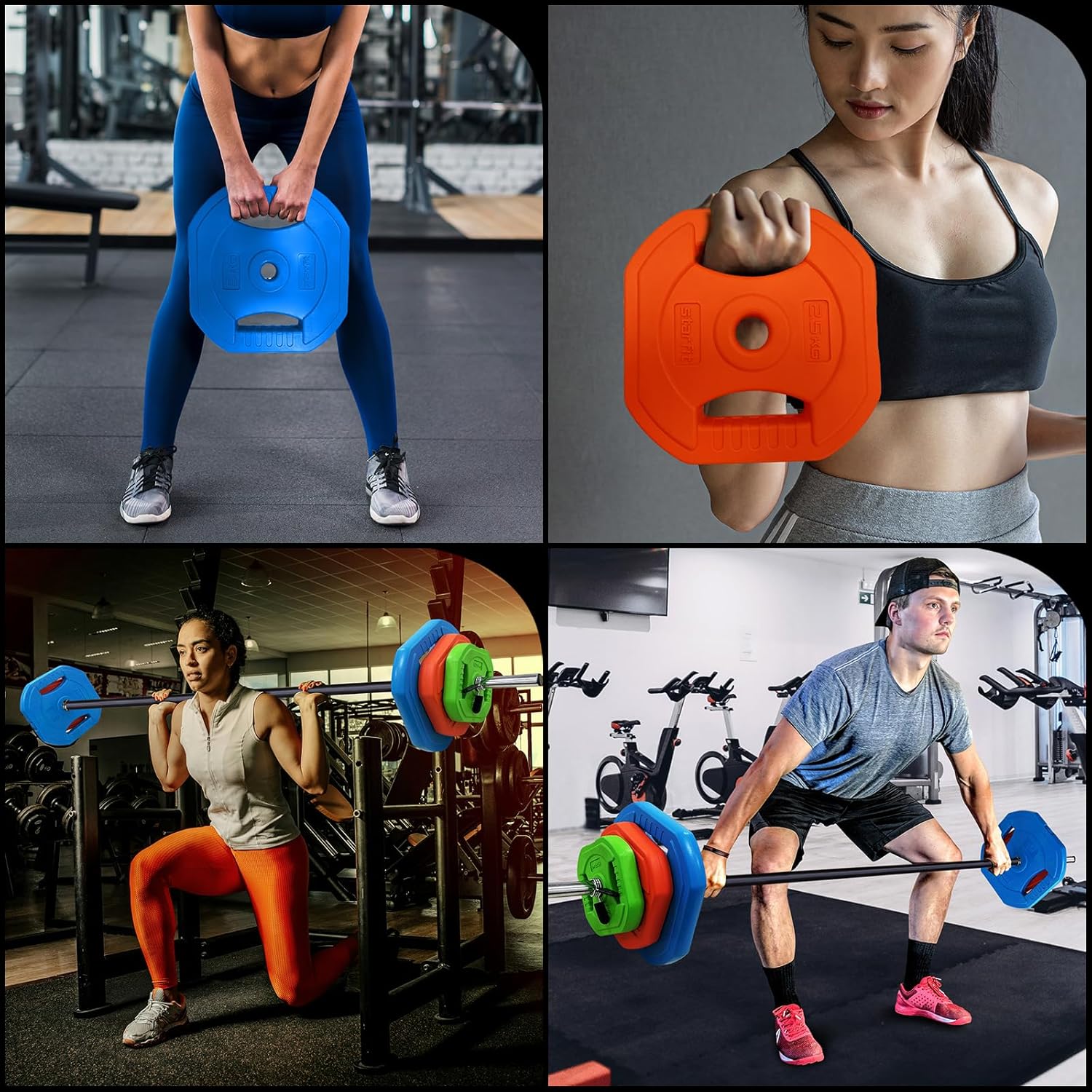 40ポンド/20キロ調整可能バーベルディスク、フリーウェイト - Olympic Barbell 20Kg のレビューと価格