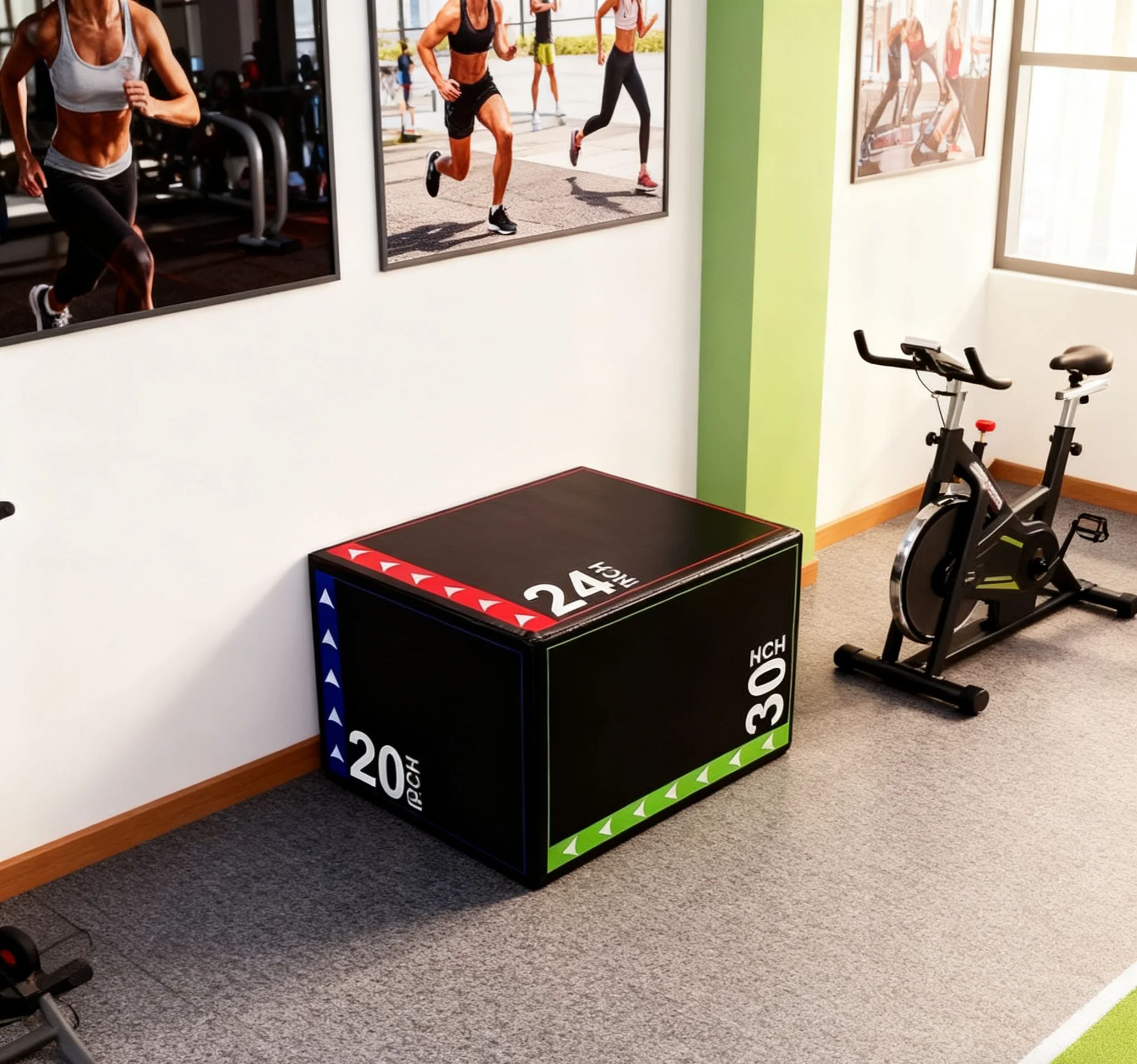3-in-1 ジャンプボックス プライオメトリックボックス  - Home Gym In A Box のレビューと価格