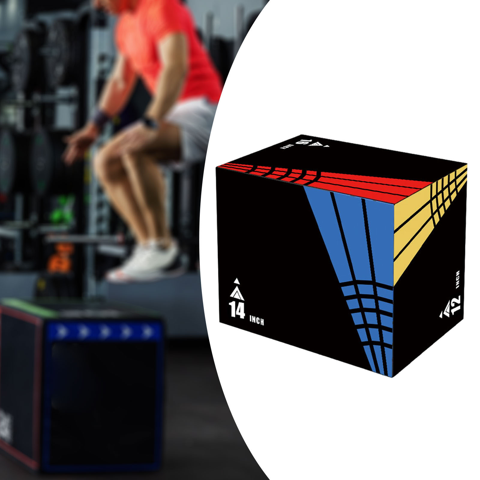 3-in-1 ジャンプボックス プライオメトリックボックス  - Home Gym In A Box のレビューと価格