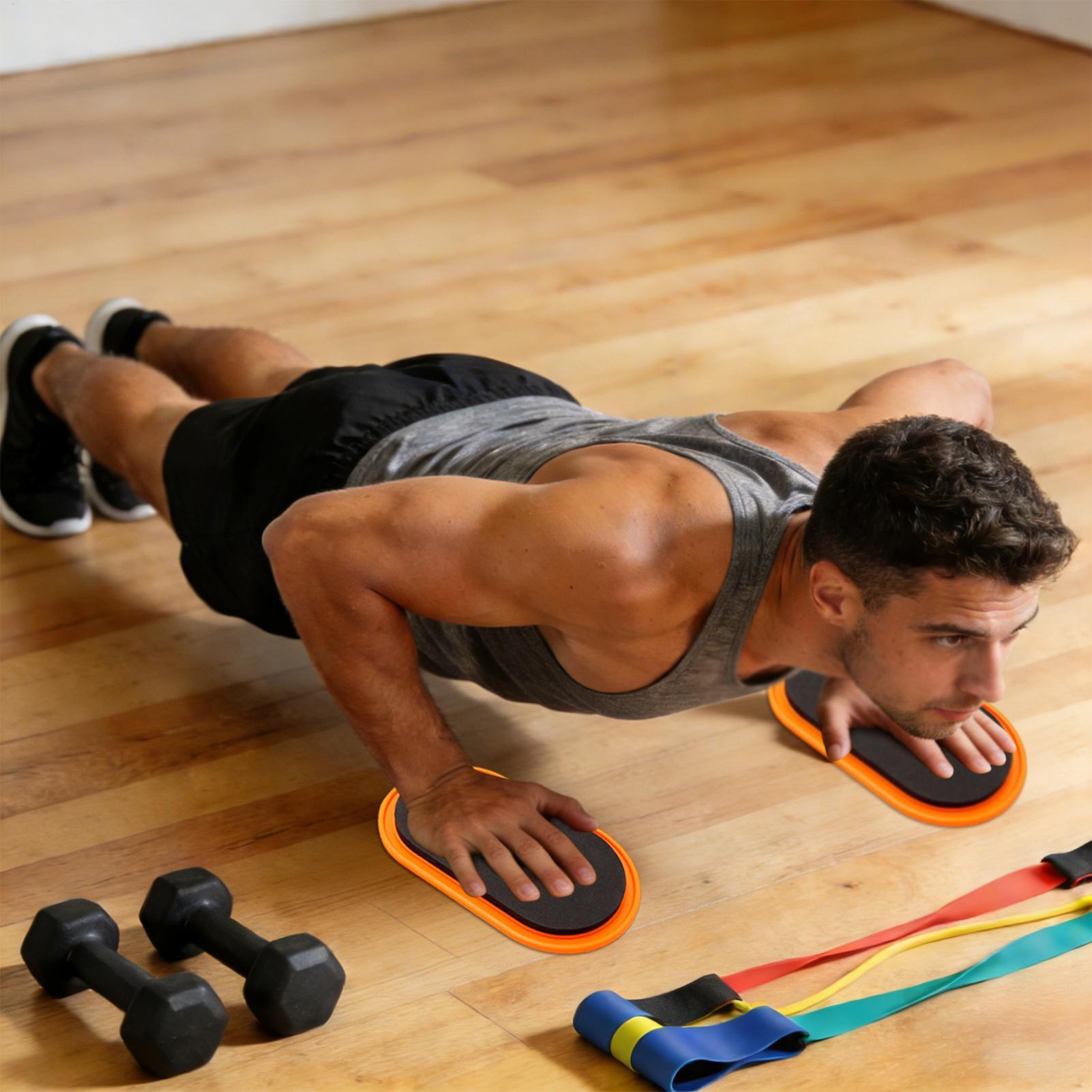 ワークアウトスライダーディスク楕円形フィットネススライディン - Home Gym Floor のレビューと価格
