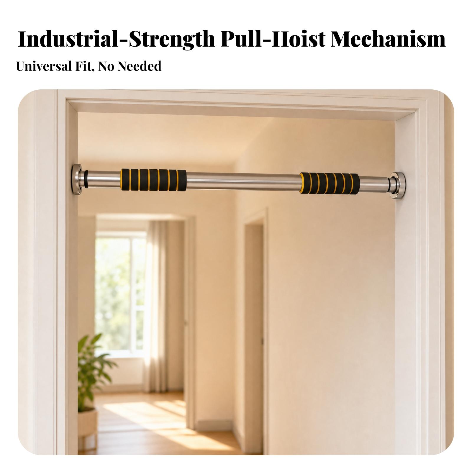 調整可能なスチール製ドアフレーム懸垂バー、ホームジム用ドア枠 - Chin Up Doorframe のレビューと価格