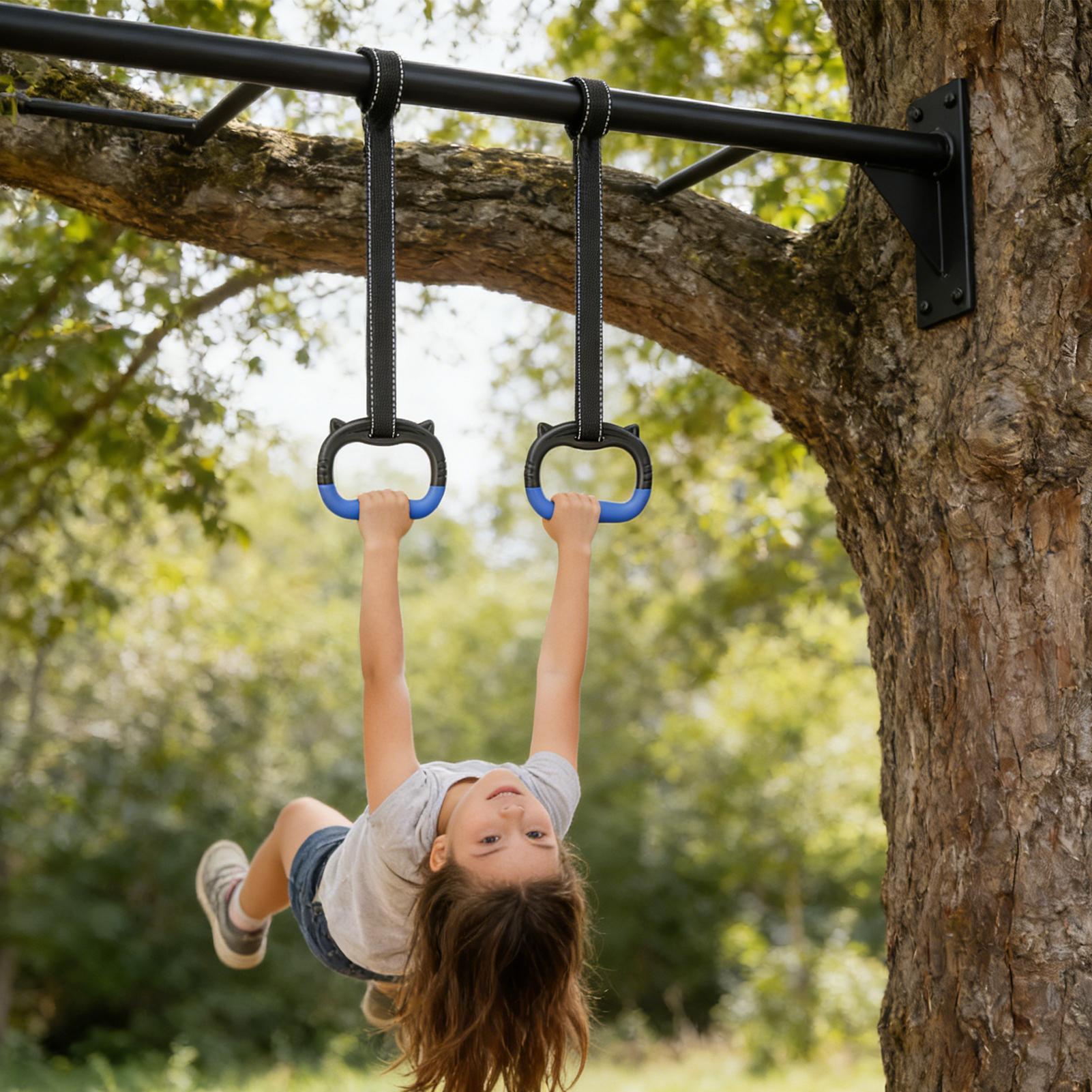 体操リングセット 子供用ホームフィットネストレーニング器具  - Home Gym Kit のレビューと価格