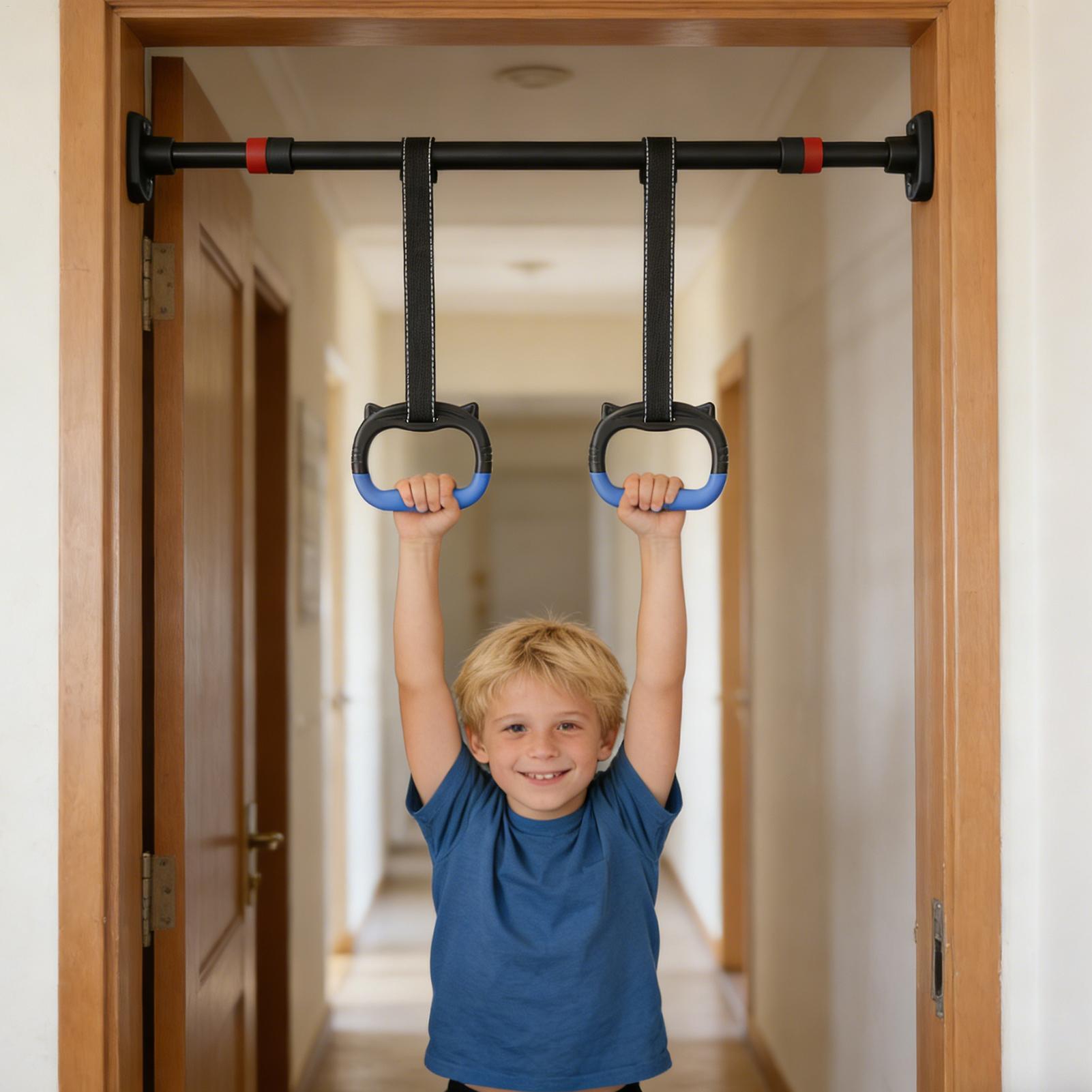 体操リングセット 子供用ホームフィットネストレーニング器具  - Home Gym Kit のレビューと価格