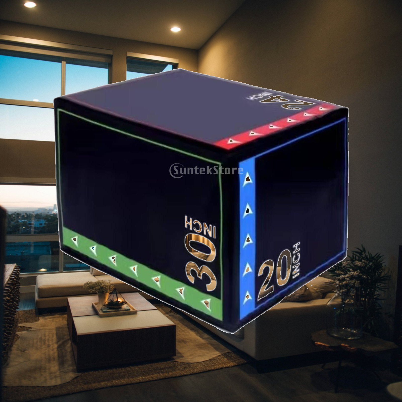 ソフトプライオジャンプボックス、衝撃吸収フォーム製プライオメ - Home Gym In A Box のレビューと価格