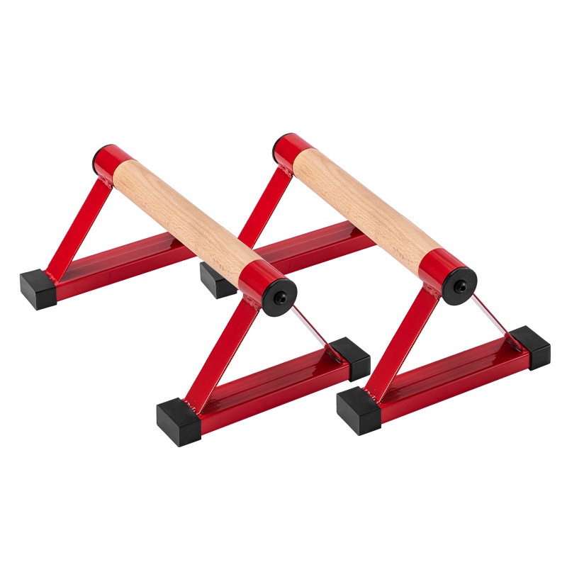 鉄と木材を組み合わせたロシア風のプッシュアップスタンド。折り - Push Up Stand Bar のレビューと価格