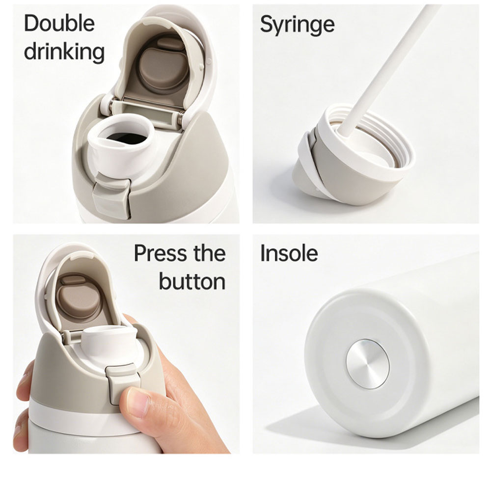 フリップリッド付き断熱ウォーターボトル、カスタムステンレスス - Kettler Home Gym のレビューと価格