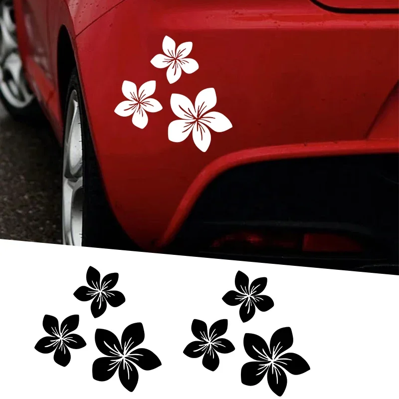 さまざまな色のかわいい花のグラフィック車のステッカーリアウィ - Weight Plate Bumper のレビューと価格