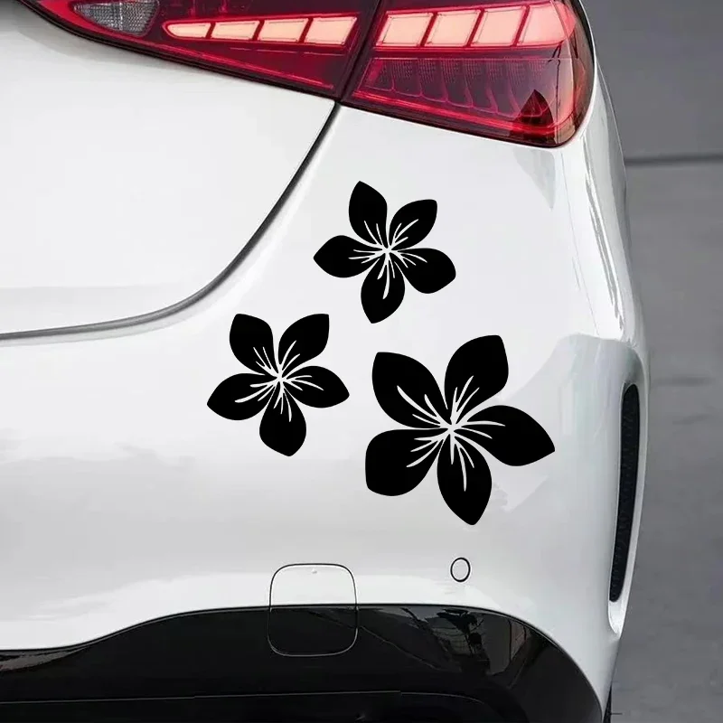 さまざまな色のかわいい花のグラフィック車のステッカーリアウィ - Weight Plate Bumper のレビューと価格