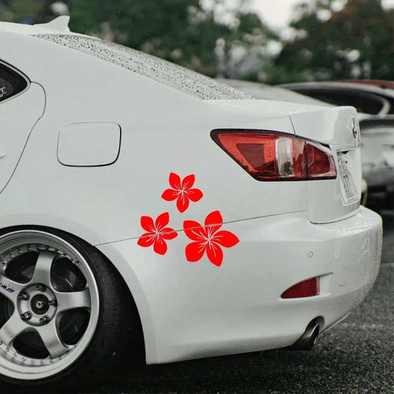 さまざまな色のかわいい花のグラフィック車のステッカーリアウィ - Weight Plate Bumper のレビューと価格