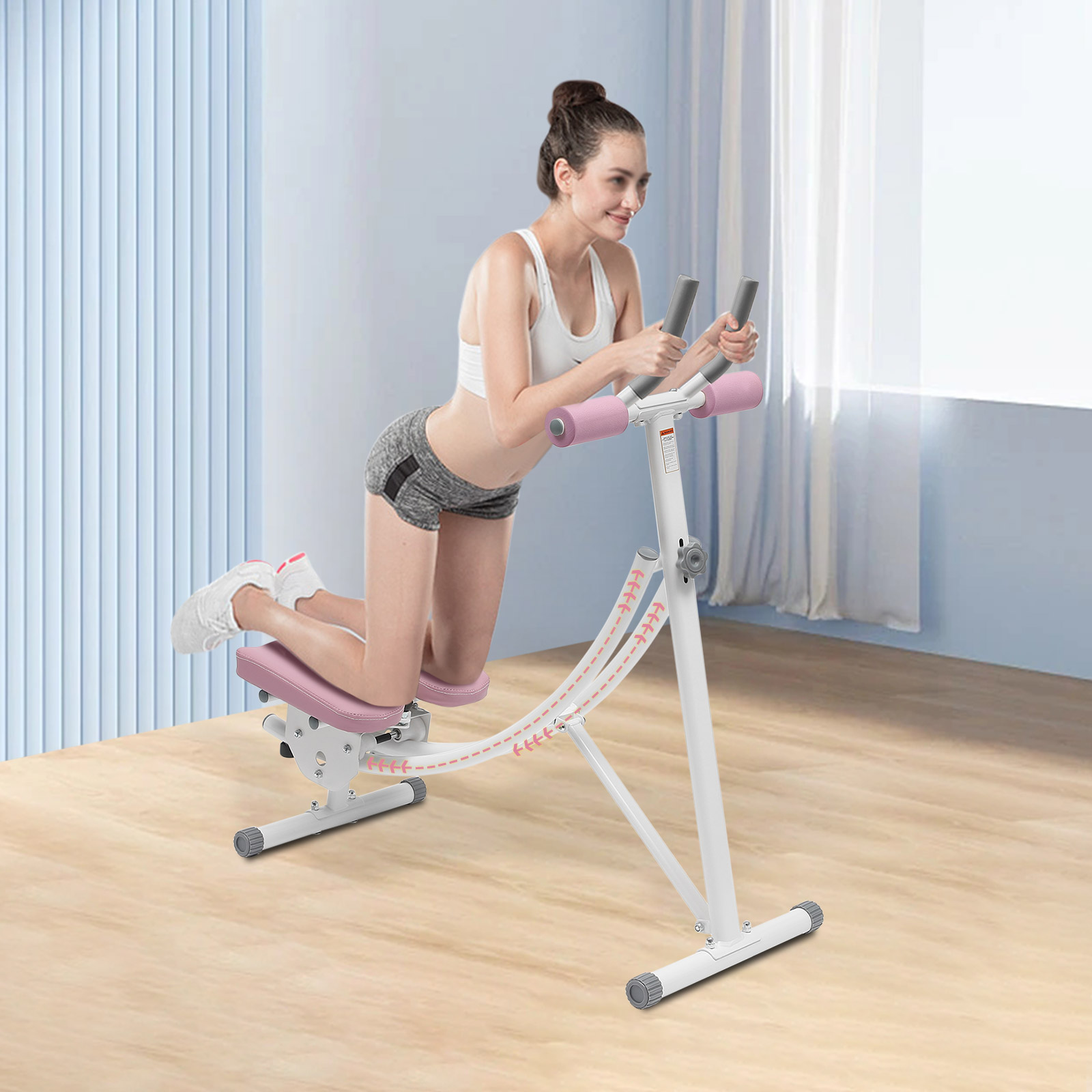 腹筋トレーニングマシン、調整可能な腹筋トレーナー、折りたたみ - Home Gym Training Program のレビューと価格