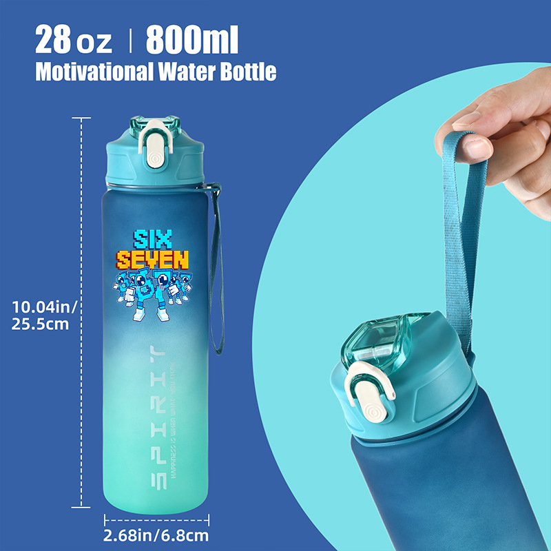 シックスセブン 67 スポーツ透明ウォーターボトル 800m - Kettler Home Gym のレビューと価格