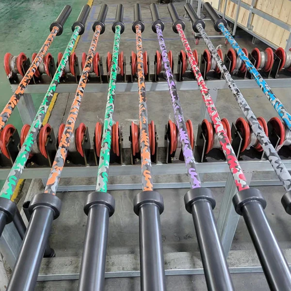 カラーカモ 15kg 20kg ウェイトリフティングバーベル - Olympic Barbell 20Kg のレビューと価格