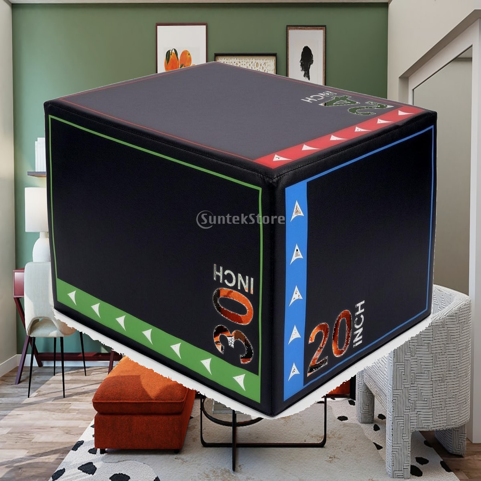 ソフトプライオジャンプボックス、衝撃吸収フォーム製プライオメ - Home Gym In A Box のレビューと価格