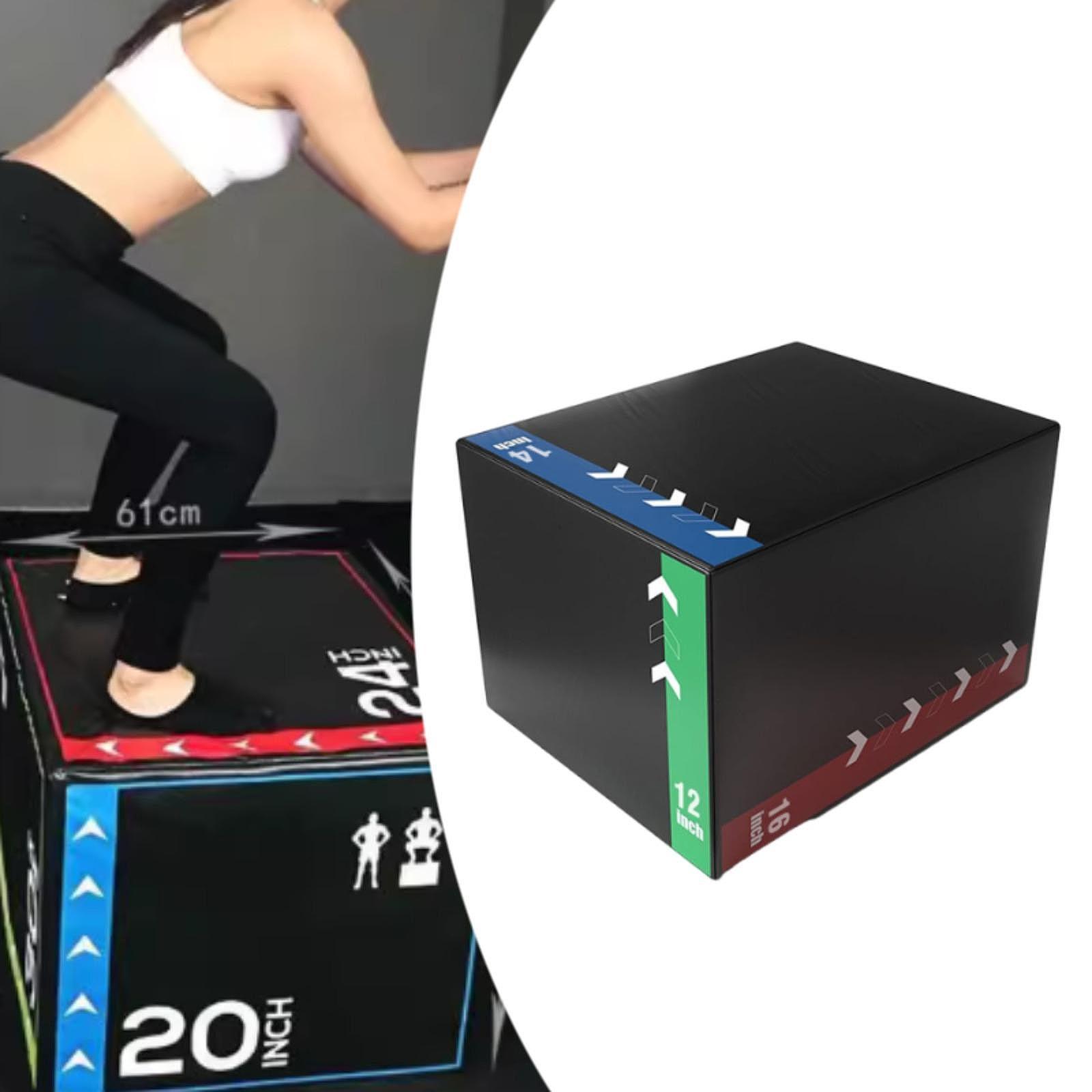 プライオメトリックジャンプボックス、ヘビーデューティー多用途 - Home Gym In A Box のレビューと価格