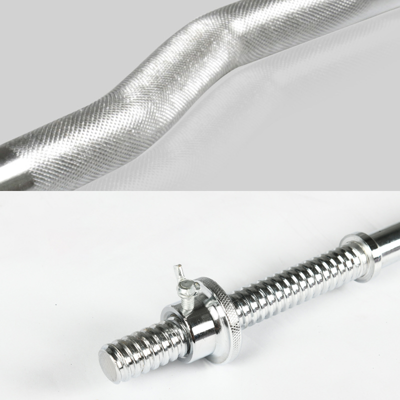 標準的なストレートおよび湾曲したダンベルバー、ウェイトリフト - Olympic Barbell 20Kg のレビューと価格