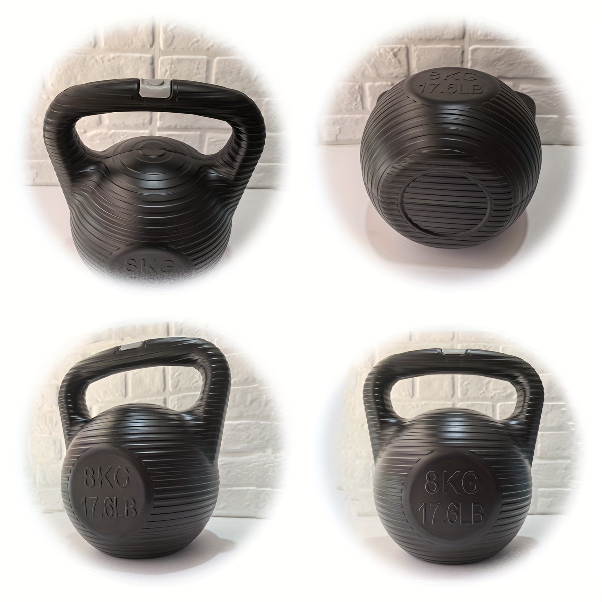 6/8KG水入り固形化ケトルベル、漏れ防止スナップ蓋付きポー - Kettler Home Gym のレビューと価格